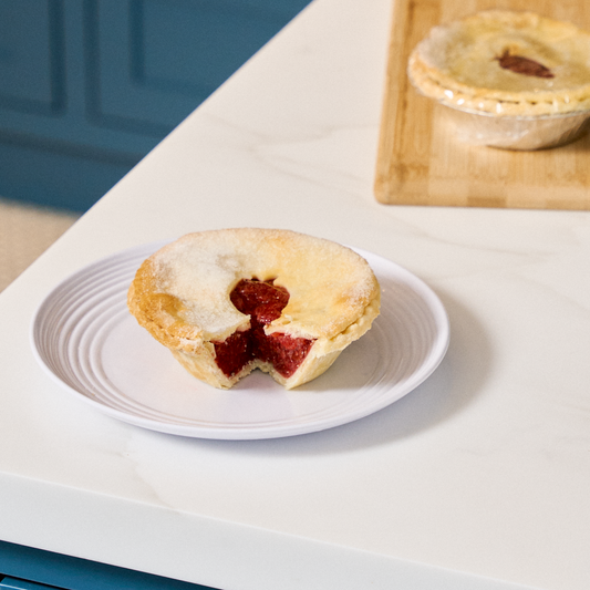 Strawberry & Rhubarb Pie 5'' & 9''
